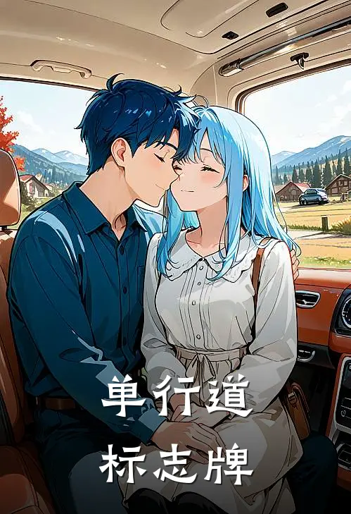 单行道标志牌