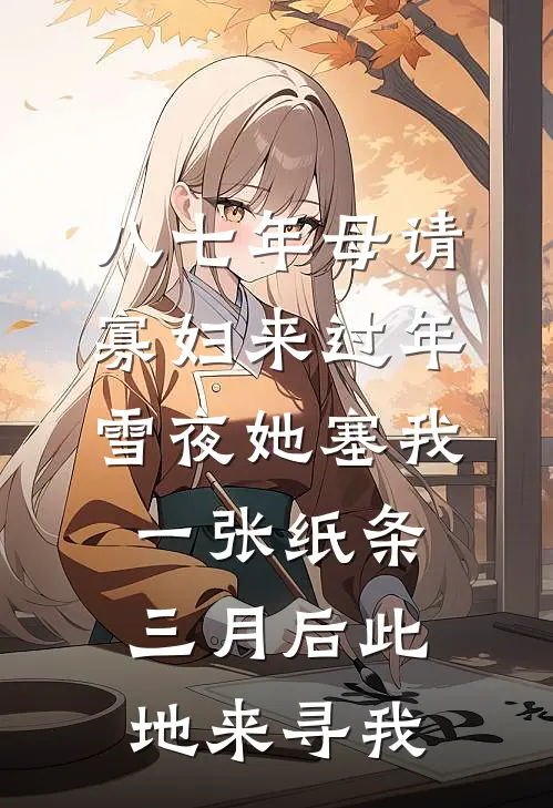 八七年母请寡妇来过年，雪夜她塞我一张纸条，三月后此地来寻我